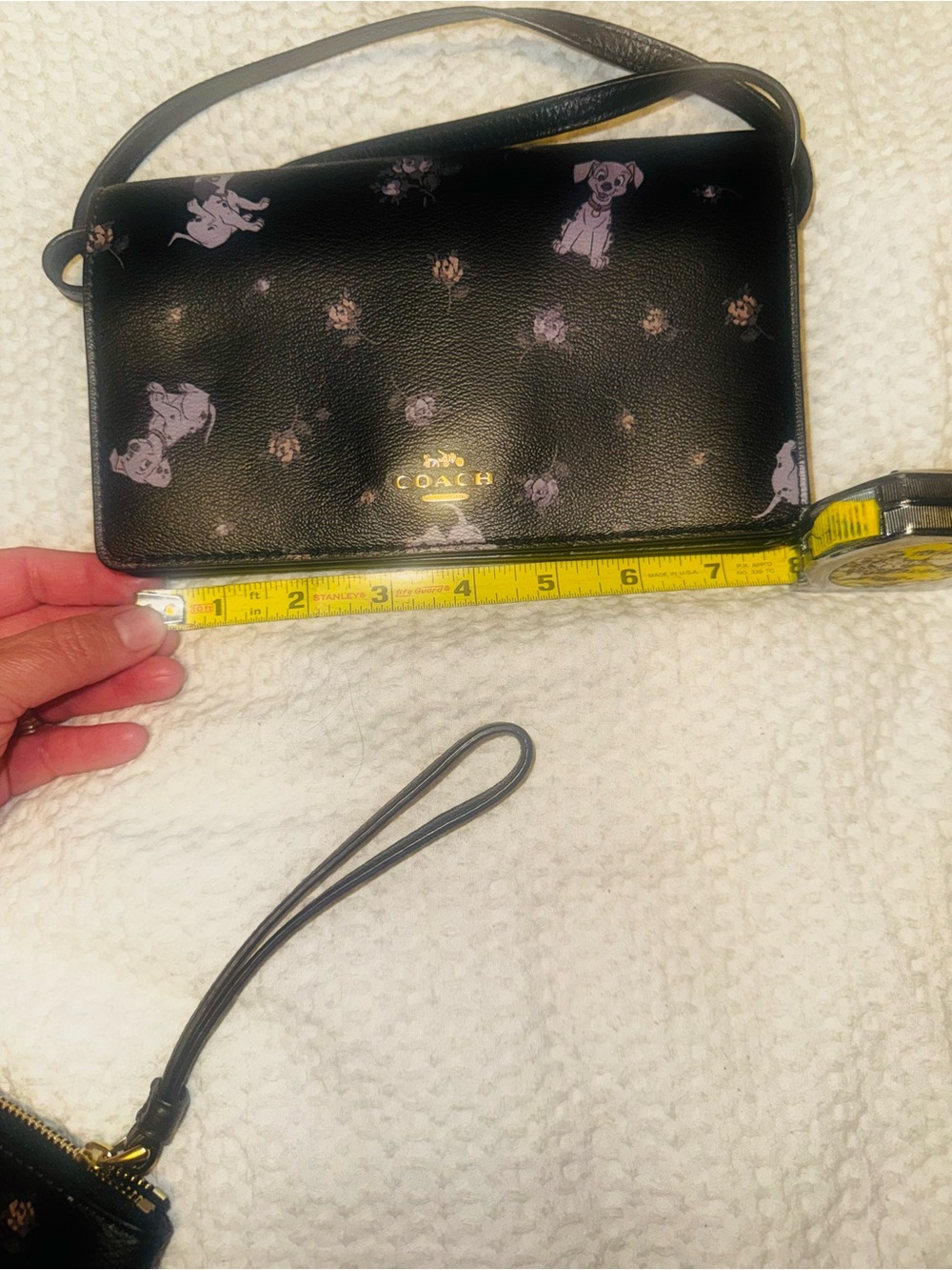 Coach 101 Dalmatian Crossbody and Wristlet Set. NWT vintage! - Picture 12 of 14